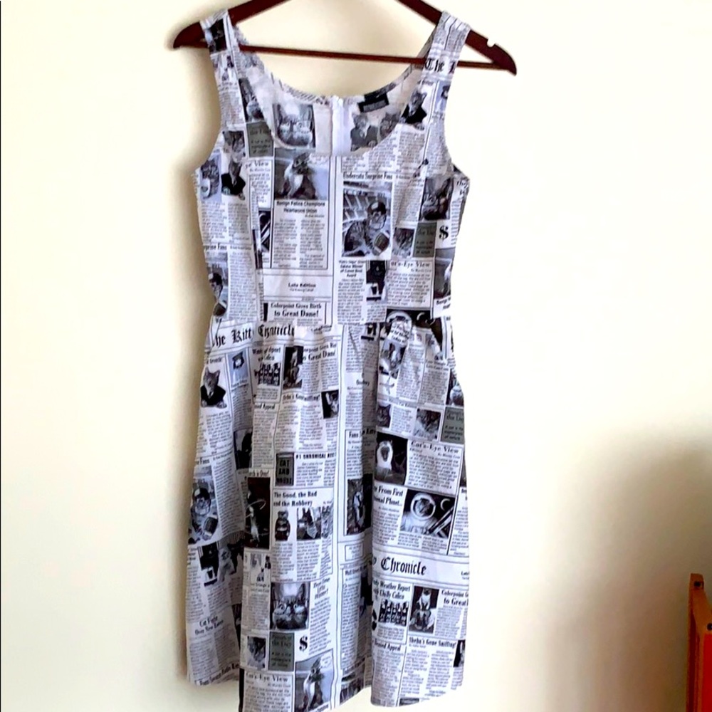 Retrolicious Spread The Mews Cat News Dress